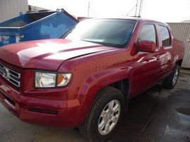 2006 HONDA RIDGELINE RTL BURGUNDY 3.5L AT 4WD A19916